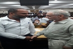Students of Sultan-Ul-Uloom College of Law meeting M.C. Mehta